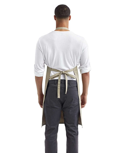 Artisan Collection by Reprime Organic Cotton Bib Apron RP102 #colormdl_Khaki