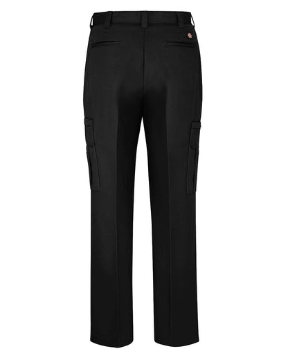 Dickies Men's Odd Sizes Industrial Cotton Cargo Pants LP39ODD #color_Black - 39 Unhemmed