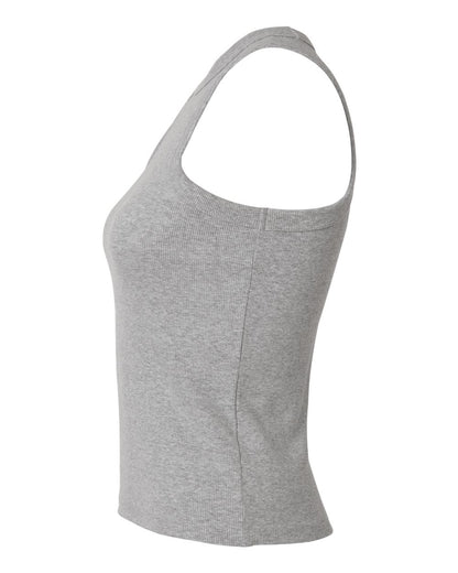 American Apparel Women's Baby Rib Tank BR2101 #color_Heather Grey