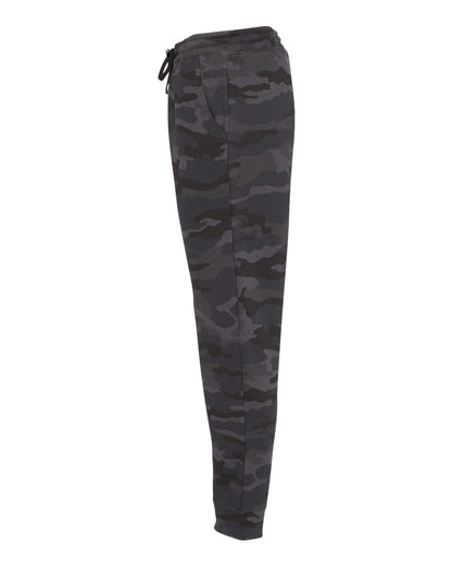 Independent Trading Co. Men's Midweight Fleece Sweatpants IND20PNT #color_Black Camo