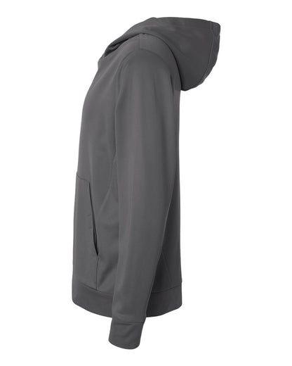 Team 365 Unisex Squad Hooded Tech Fleece Pullover TT400 #color_Sport Graphite