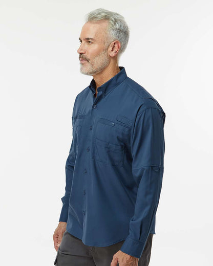Paragon Men's Kitty Hawk Performance Fishing Shirt 702 #colormdl_Navy