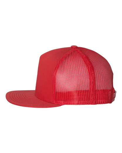 YP Classics Five-Panel Classic Trucker Cap 6006 #color_Red