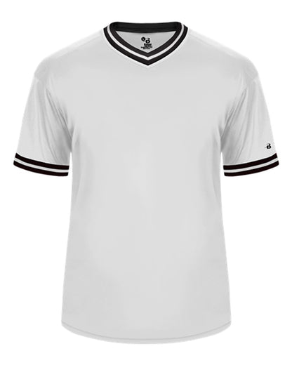 Alleson Athletic Youth Vintage Jersey 2974 #color_White/ Black/ White