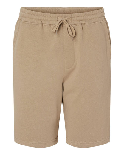 Independent Trading Co. Midweight Fleece Shorts IND20SRT #color_Sandstone