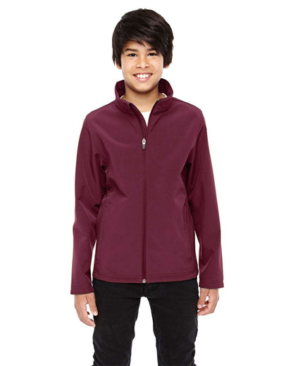 Team 365 Youth Leader Soft Shell Jacket TT80Y #colormdl_Sport Maroon