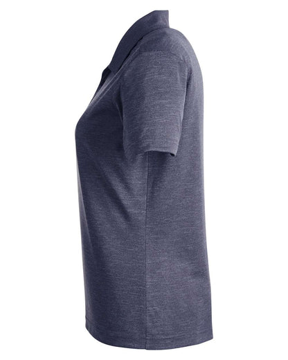 Team 365 Women's Zone Sonic Heather Performance Polo TT51HW #color_Sport Dark Navy Heather