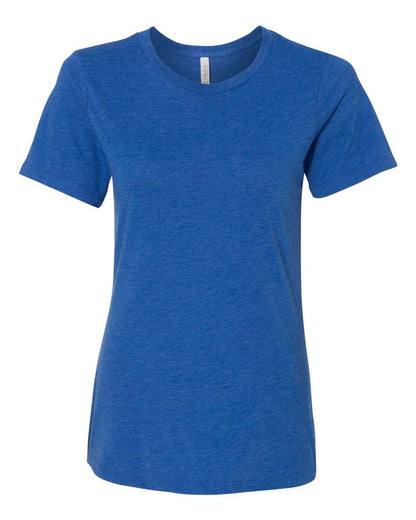 BELLA + CANVAS Women’s Relaxed Fit Triblend Tee 6413 #color_True Royal Triblend