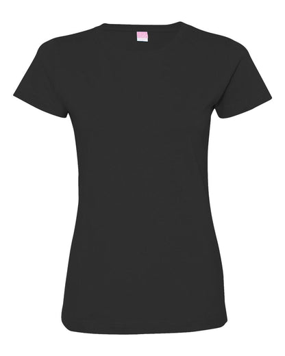 LAT Women's Fine Jersey Tee 3516 #color_Black