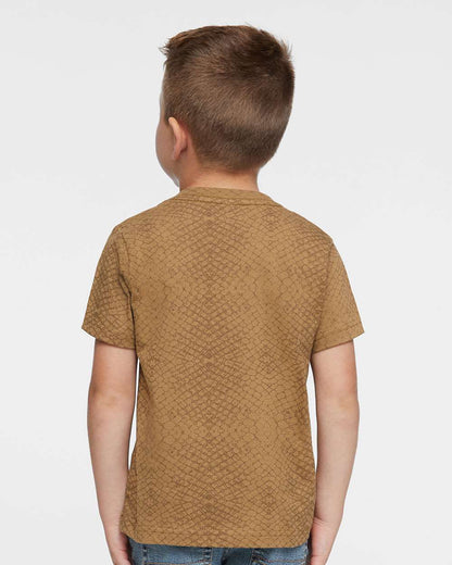 Rabbit Skins Toddler Fine Jersey Tee 3321 #colormdl_Brown Reptile