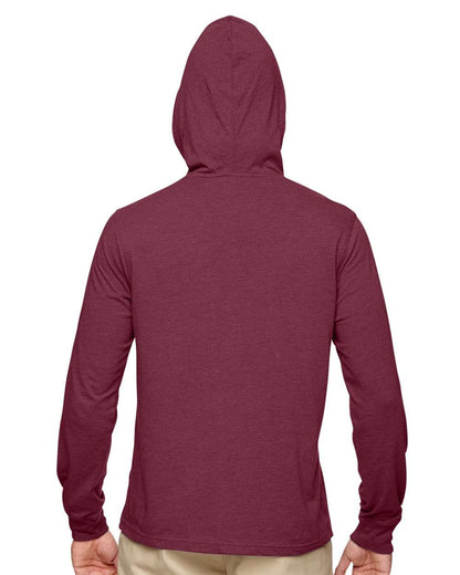 econscious Unisex Eco Jersey Pullover Hooded Long Sleeve T-Shirt EC1085 #colormdl_Berry