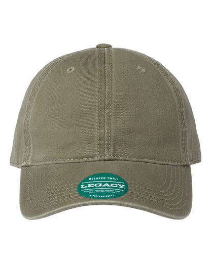 LEGACY Relaxed Twill Dad Hat EZA #color_Moss Green