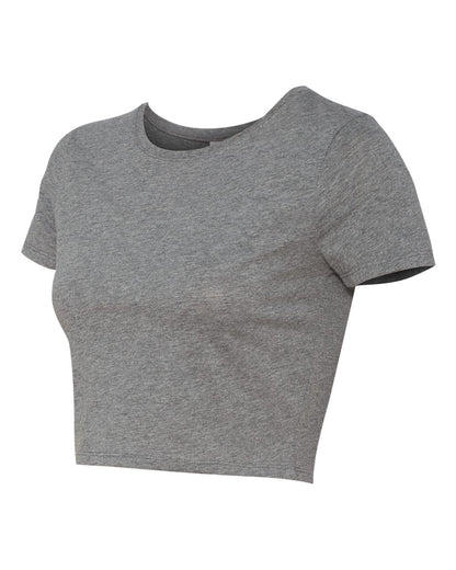 BELLA + CANVAS Women’s Crop Tee 6681 #color_Deep Heather