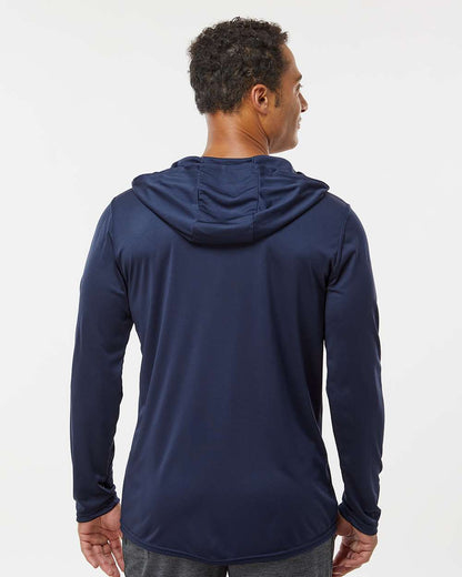 Holloway Men's Momentum Hooded Long Sleeve T-Shirt 222830 #colormdl_Navy