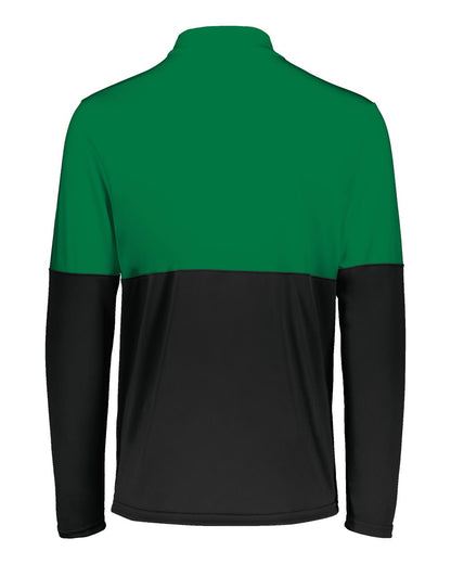 Holloway Men's Momentum Team Quarter-Zip Pullover 223500 #color_Black/ Kelly