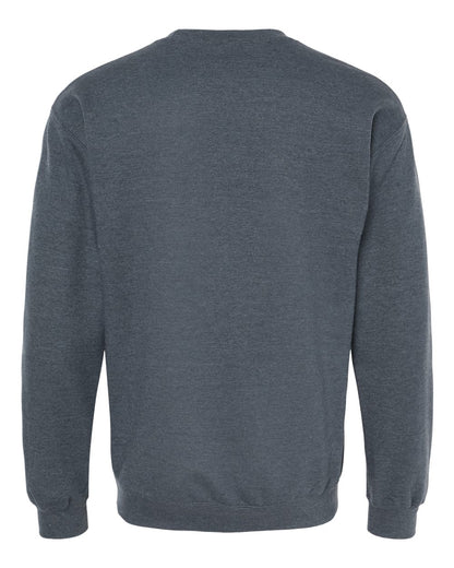 Gildan Unisex Softstyle® Midweight Crewneck Sweatshirt SF000 #color_Dark Heather