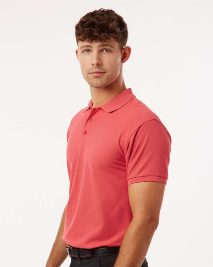 AllPro Men's Pique Polo 62800 #colormdl_Coral