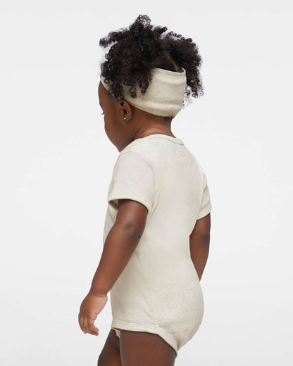 Rabbit Skins Infant Baby Rib Bodysuit 4400 #colormdl_Natural Heather