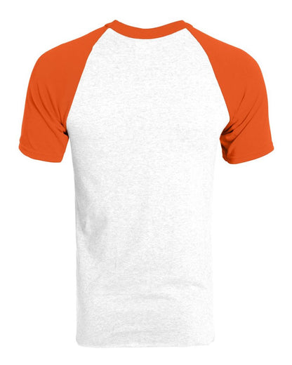 Augusta Sportswear Short Sleeve Baseball Jersey 423 #color_White/ Orange