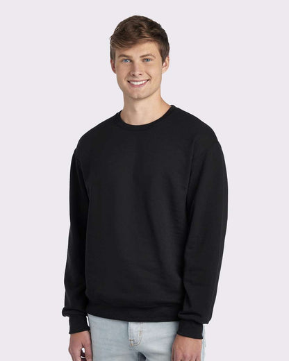 JERZEES Unisex NuBlend® Crewneck Sweatshirt 562MR #colormdl_Black
