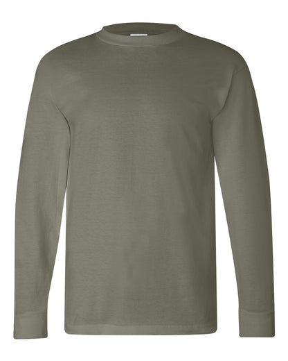 Bayside USA-Made Long Sleeve T-Shirt 6100 #color_Safari