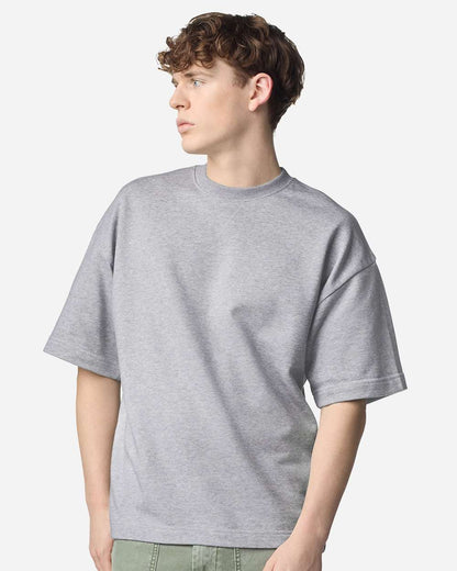 American Apparel Unisex French Terry Ex Crew FTEX00 #colormdl_Heather Grey
