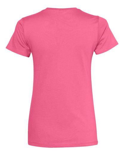 Next Level Women’s Cotton T-Shirt 3900 #color_Hot Pink