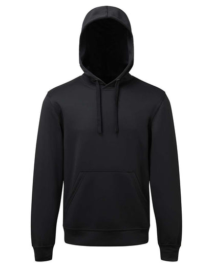 TriDri Unisex Spun Dyed Hooded Sweatshirt TD448 #color_Black