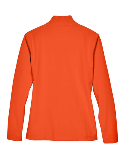 Team 365 Women's Leader Soft Shell Jacket TT80W #color_Sport Orange