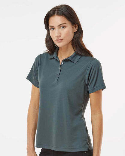 Paragon Women's Saratoga Performance Mini Mesh Polo 104 #colormdl_Carbon