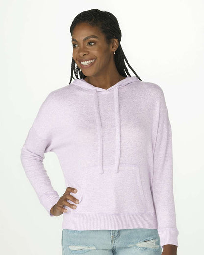 Boxercraft Women's Cuddle Fleece Hooded Pullover BW1501 #color_Wisteria Heather