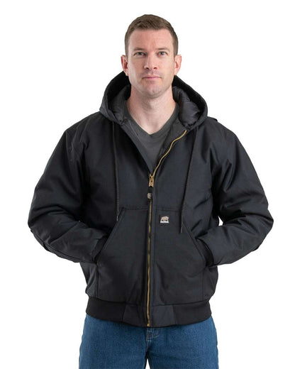 Berne Apparel Men's Icecap Insulated Hooded Jacket NJ51 #colormdl_Black