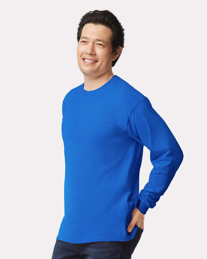 Gildan Unisex Ultra Cotton® Long Sleeve T-Shirt 2400 #colormdl_Royal