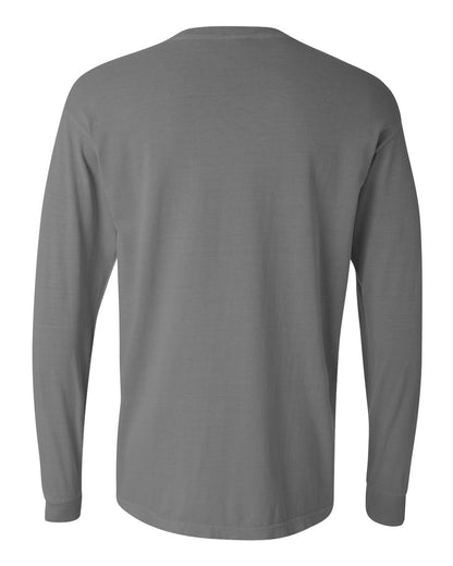 Comfort Colors Unisex Garment-Dyed Heavyweight Long Sleeve T-Shirt 6014 #color_Grey