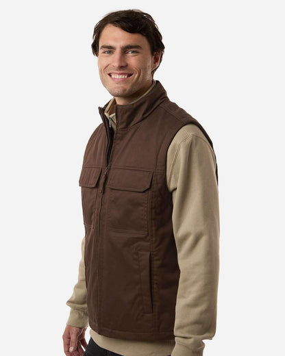 Harriton Unisex ClimaBloc® Station Vest M723 #colormdl_Dark Mocha