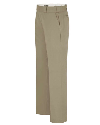 Dickies Women's Work Pants - Extended Sizes FP74EXT #color_Khaki - 32I