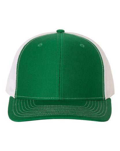 Richardson Snapback Trucker Cap 112 #color_Kelly/ White