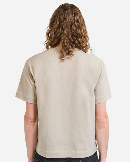 American Apparel Unisex Heavyweight Cotton Mid-Length Tee 13ML0 #colormdl_Bone