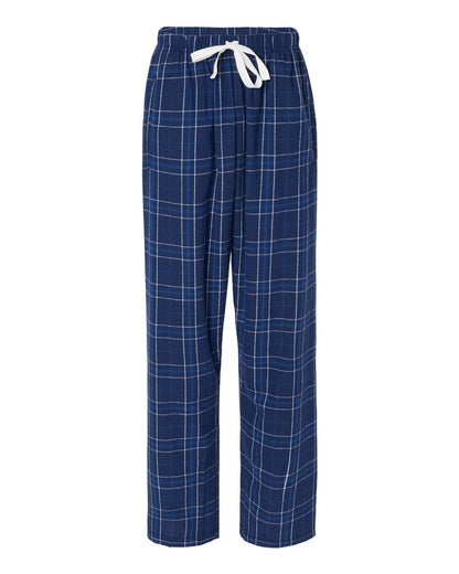 Boxercraft Women's Haley Flannel Pants BW6620 #color_Navy Field Day Plaid