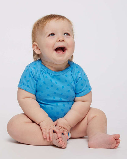 Rabbit Skins Infant Fine Jersey Bodysuit 4424 #colormdl_Tradewind Spot