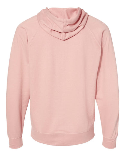 Independent Trading Co. Icon Lightweight Loopback Terry Full-Zip Hooded Sweatshirt SS1000Z #color_Rose