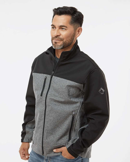 DRI DUCK Men's Motion Soft Shell Jacket 5350 #colormdl_Black Heather/ Black