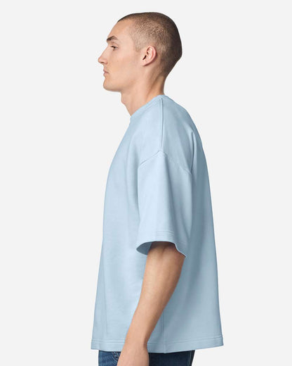 American Apparel Unisex French Terry Ex Crew FTEX00 #colormdl_Powder Blue