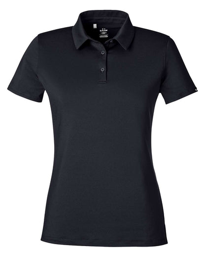 Under Armour Women's Recycled Polo 1385910 #color_Black/ White