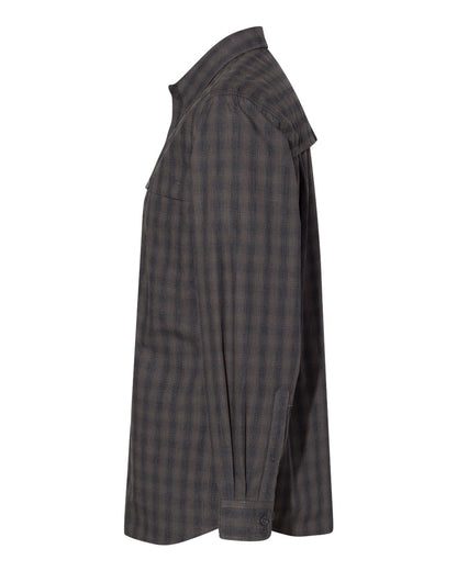 DRI DUCK Paseo Plaid Shirt 4465 #color_Charcoal