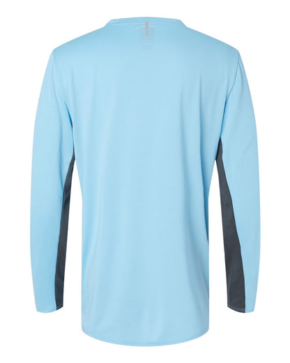 Oakley Men's Team Issue Hydrolix Long Sleeve T-Shirt FOA402992 #color_Carolina Blue