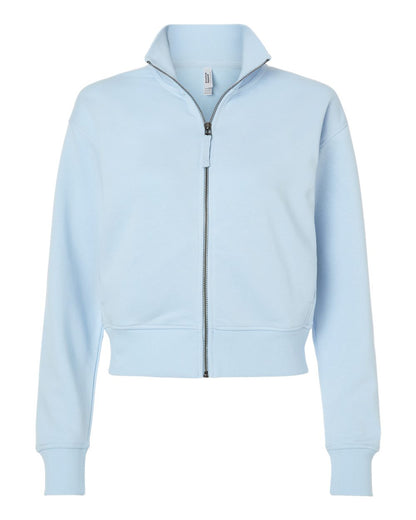 American Apparel Women's French Terry Full-Zip Jacket FTJ00 #color_Powder Blue