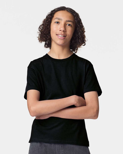 American Apparel Youth Fine Jersey Tee 2001Y #colormdl_Black