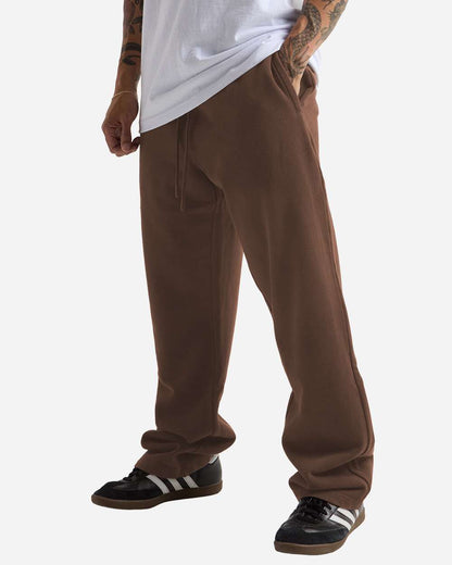Shaka Wear Men's Garment Dye Straight Leg Sweatpants SHGDSSP #colormdl_Mocha