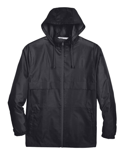 Team 365 Unisex Zone Protect Lightweight Jacket TT73 #color_Black